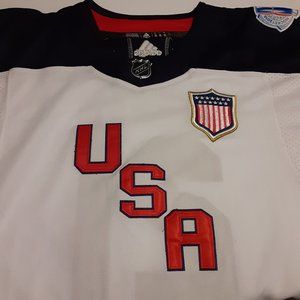 Adidas Team USA Ice Hockey Jersey #21 Stepan 2016 World Cup Size 2XL